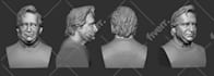 make 3d face,head, likeness sculpting