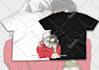 costum design japanese anime manga art for tshirt design