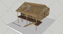 make the structural design of wooden house