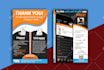 attractive design amazon thank you card, package insert, product insert, etc