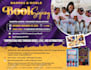 design book launch flyer and author promotion design