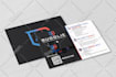 design awesome print ready postcard or newspaper ad