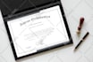 design completion, graduation, award, achievement, and appreciation certificate