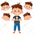 draw adorable and cute character design for children