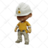 create a 3d character modeling for animation