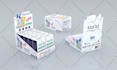 do product display counter, posm items, retail display stand