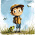 create watercolor illustrations for children book, postcard