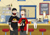draw you as a bobs cartoon style portrait