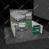 design trade show booth and backdrop for your exhibition