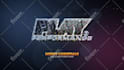 make merry christmas and happy new year lights logo intro