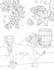 make coloring book page illustrations for children
