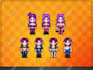 draw stardew valley style pixel art portrait and spritesheet