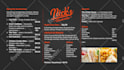 design a digital menu, digital menu board, restaurant menu, and food menu