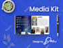 design eflyer press media kit, for brand, artist, influencer