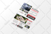 create a modern postcard design