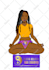 draw colorful african american style illustrations