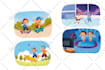 create a beatiful and unique children book illustration