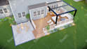 do 3d backyard landscape design with patio pergola deck garden outdoor kitchen