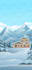 draw custom flat landscape scenery illustration