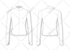 make fashion technical flat drawings cad sketches