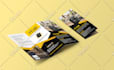 create flyer design and trifold brochure