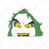 make anime stickers peeker vector webstore and marketplace