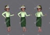 create a 3d character model for games or film