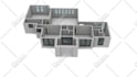 convert cad 2d plans to 3d floor plan and rendering quickly