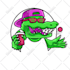 create cute 2d cartoon characters, mascot, and logo