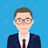 create simple geometric flat avatar vector portrait style