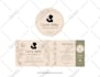 product label design canva, packaging design canva editable print ready file