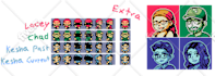 gb styled characters icons, overworld sprites or scenes