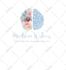 do feminine watercolor boho flowers logo