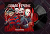 create an illustrated album cover using a realistic style