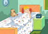 create a cute, modern, colourful illustrations and cartoons