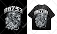 create custom streetwear t shirt design and graphic design