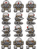 pixel you or a character and animate it