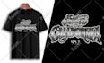 create custom t shirt design and vector illustration for merchandise
