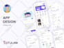 create awesome figma app design for mobile app UI UX