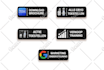 design 3d button, icon, headline with photoshop or CSS