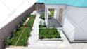 design backyard front yard landscape and outdoor seating area