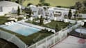 do backyard landscape design, garden, pool, patio, fireplace, deck