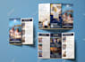 design flyers tri fold bi fold