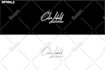 design photography watermark or signature logo