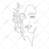 do unique custom minimalist luxury wellness, beauty  logo