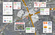 design and redesign retail trade aerial map for offering memorandum brochure