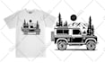 create vintage apparel illustration for outdoor clothing brands