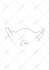draw your pets ear outline