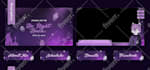 create cute animated twitch and kick stream overlay designs