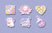 draw cute magic custom stickers, doodles, clip art, illustrations in my style